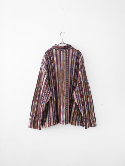 half zip pullover knit / reverve