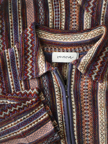 half zip pullover knit / reverve