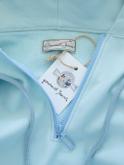 HALF ZIP HOODIE / gourmet jeans