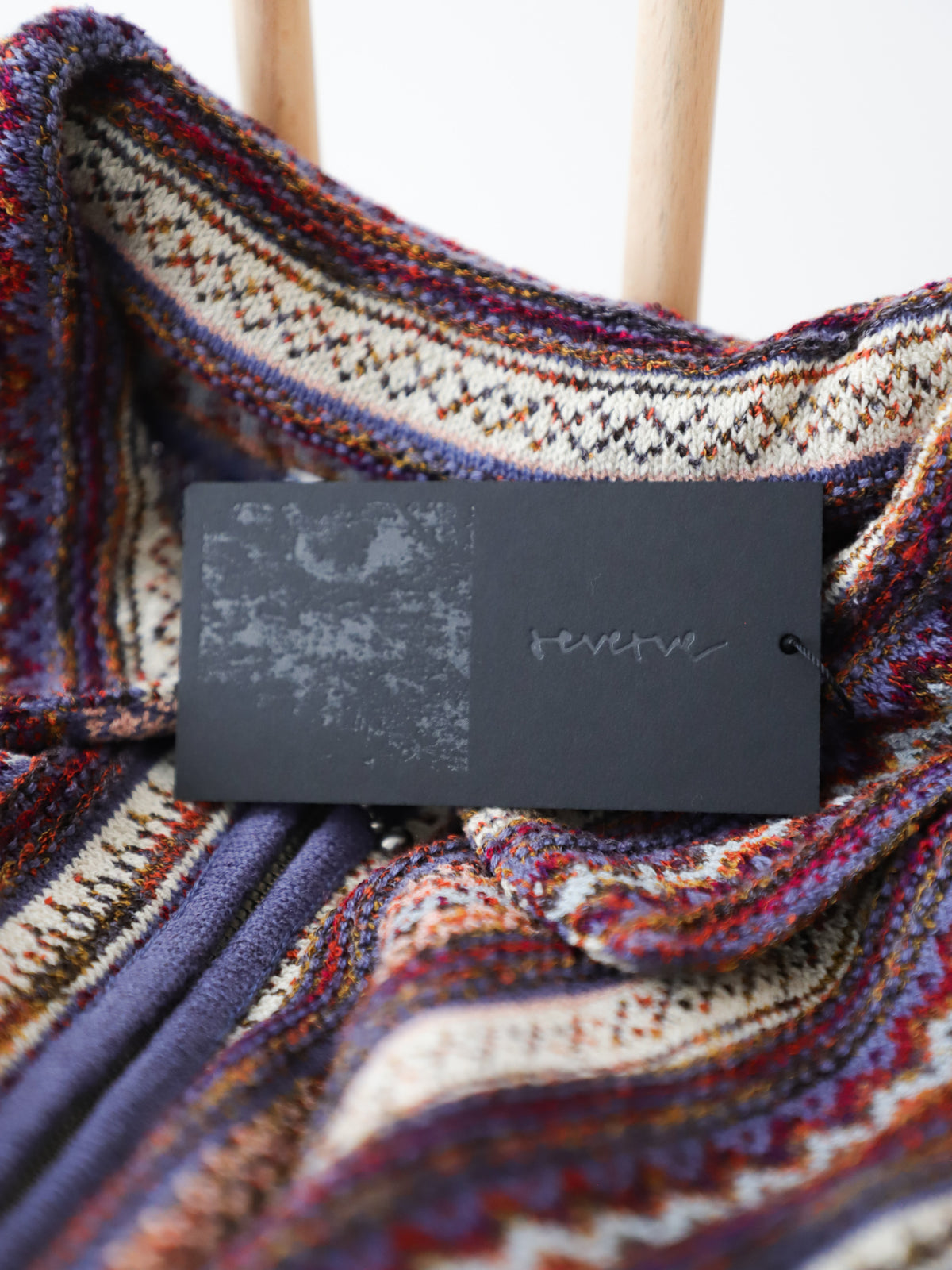 half zip pullover knit / reverve